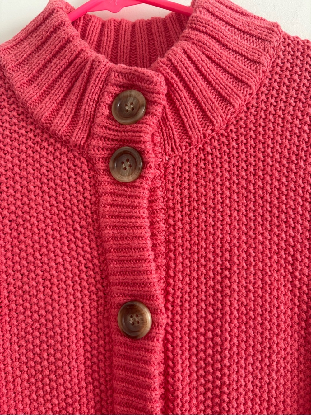 Magaschoni Women's Cotton Sweater Jacket Size Small In Red - Picture 2 of 16